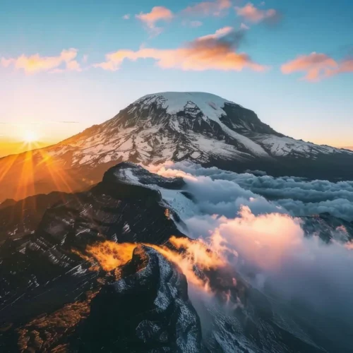 uhuru peak point culminant afrique
